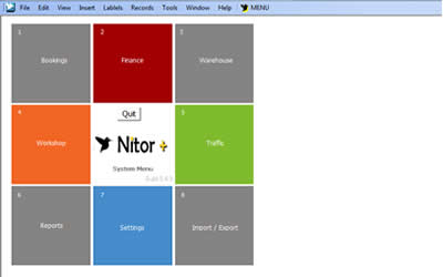 Database menu preview